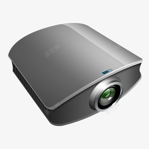投影仪银图标png_新图网 https://ixintu.com projector silver 投影仪 银