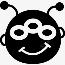 微笑外星人外来图标高清图片