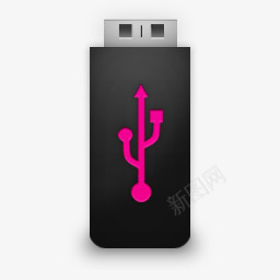 黑色usb主题电脑图标png_新图网 https://ixintu.com png usb 主题 图标 电脑 黑色