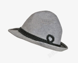 装饰服饰灰色帽子装饰服饰高清图片