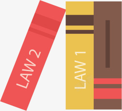 法典书籍堆在一起的法律书籍矢量图高清图片