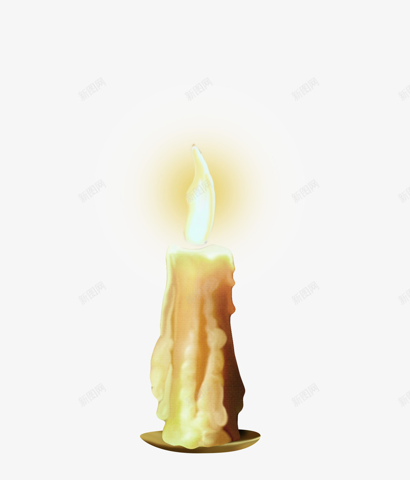 棕色燃烧蜡烛png免抠素材_新图网 https://ixintu.com 烛光 燃烧蜡烛 蜡烛