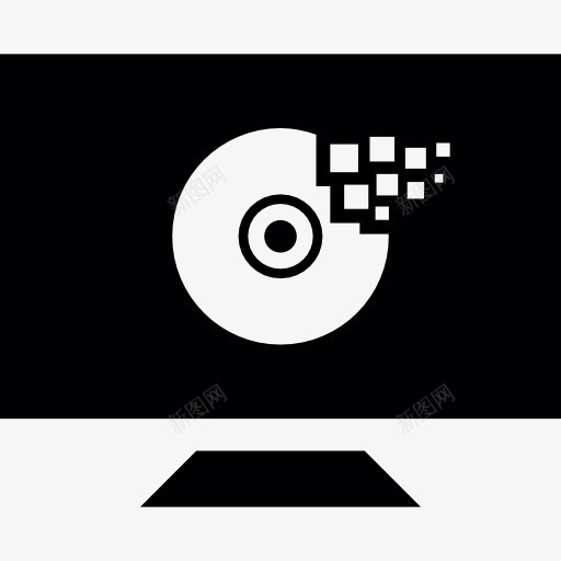 屏幕图标png_新图网 https://ixintu.com DVD 电视 监控 蓝光 计算机技术