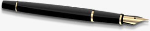 黑色钢笔效果质感png免抠素材_新图网 https://ixintu.com 效果 质感 钢笔 黑色