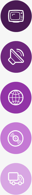 紫色电视机png免抠素材_新图网 https://ixintu.com 标题栏 电视机 科技 紫色