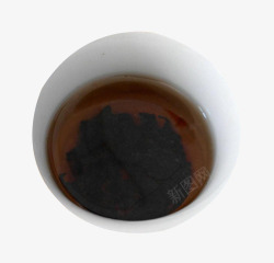 白瓷杯白瓷杯泡安化黑茶高清图片