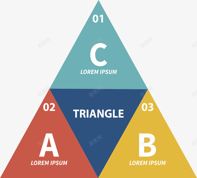 组着三角步骤图png免抠素材_新图网 https://ixintu.com 三角 三角拼图 几何结构 步骤图 矢量素材