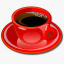 红色的咖啡杯图标png_新图网 https://ixintu.com coffee 咖啡杯 杯子