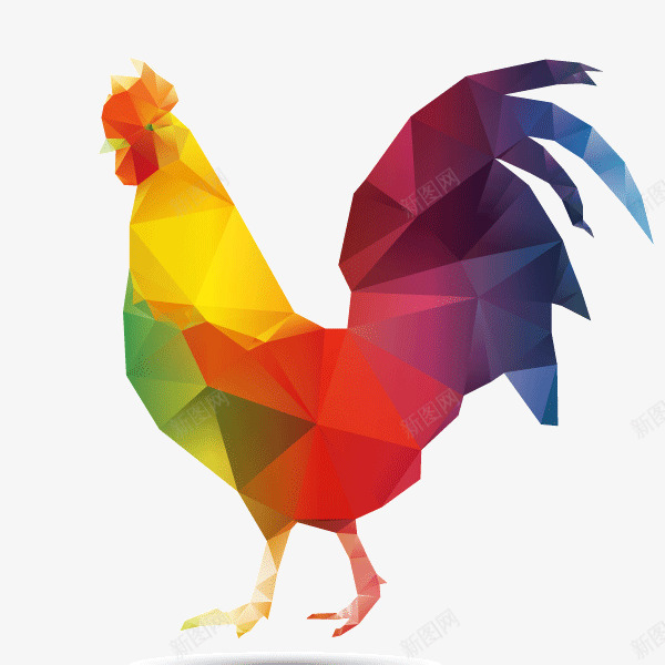 装饰图案纸质拼接鸡png免抠素材_新图网 https://ixintu.com 纸质拼接 装饰图案 鸡
