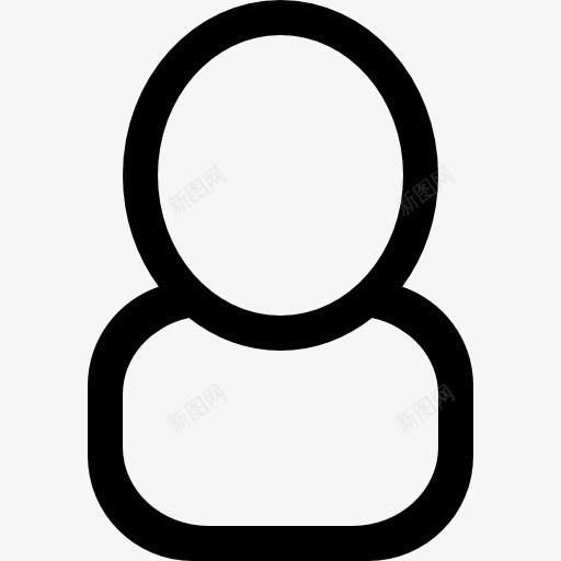 用户轮廓男性符号的界面图标png_新图网 https://ixintu.com 人 大杯子线 形状 用户 男性 界面 符号