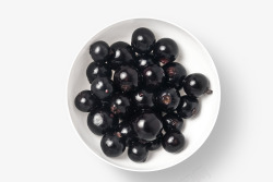 一盘黑莓水果素材