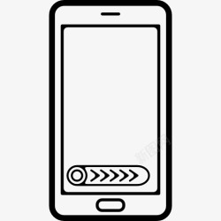 薄膜条上的图标手机屏幕上的音量条图标高清图片