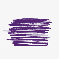 笔画粉笔线条紫色矢量图素材