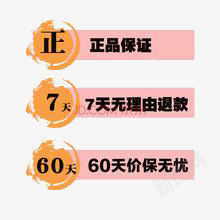 七天无理由png免抠素材_新图网 https://ixintu.com 七天无理由 售后保障 网店售后