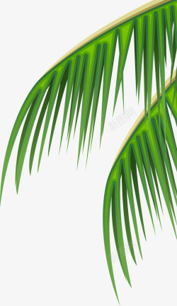 夏日椰树矢量图素材