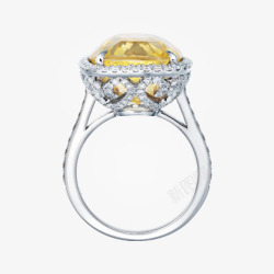 黄宝石戒指素材