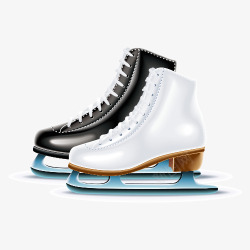 运动道具滑冰鞋高清图片