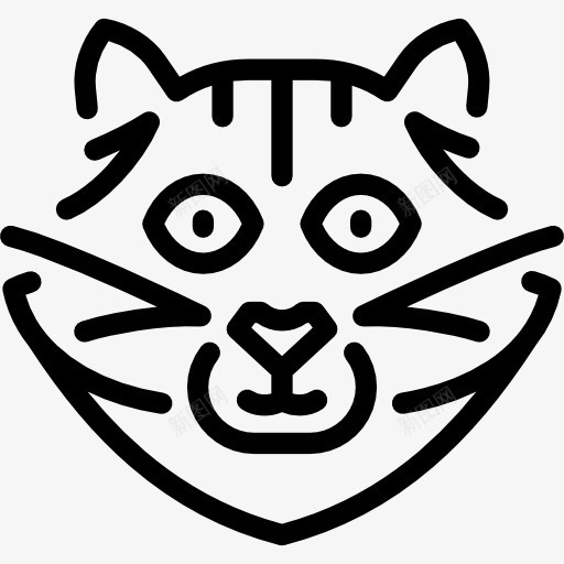 西伯利亚猫图标png_新图网 https://ixintu.com 凯蒂 动物 品种 国内 宠物 猫 西伯利亚猫