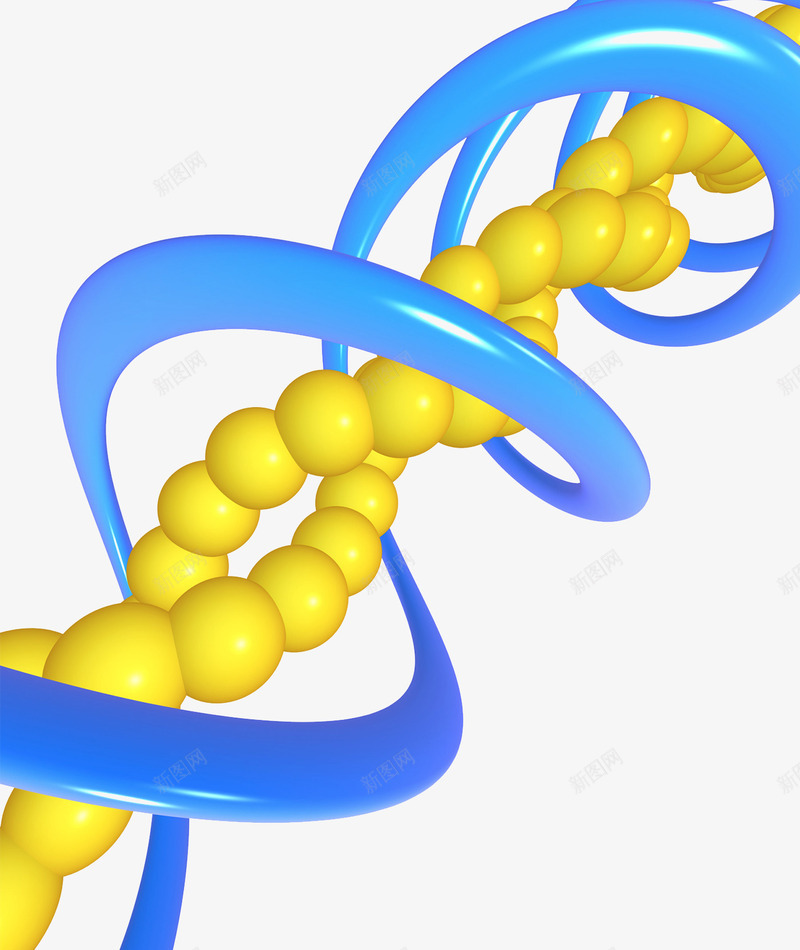 遗传物质双螺旋结构png免抠素材_新图网 https://ixintu.com 染色体 生物学 结构图 遗传物质