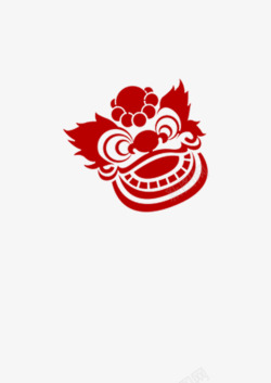 红色狮子头素材