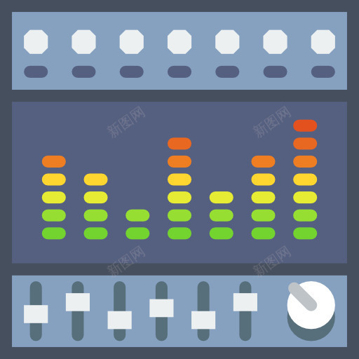 均衡器图标png_新图网 https://ixintu.com 均衡 均衡器 声音 多媒体 音乐 音响酒吧 音量 音频