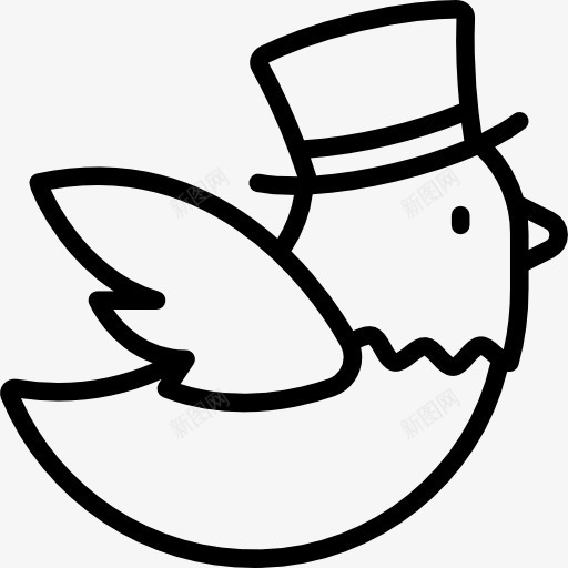 鸟图标png_新图网 https://ixintu.com 动物帽子 宠物 飞 鸟