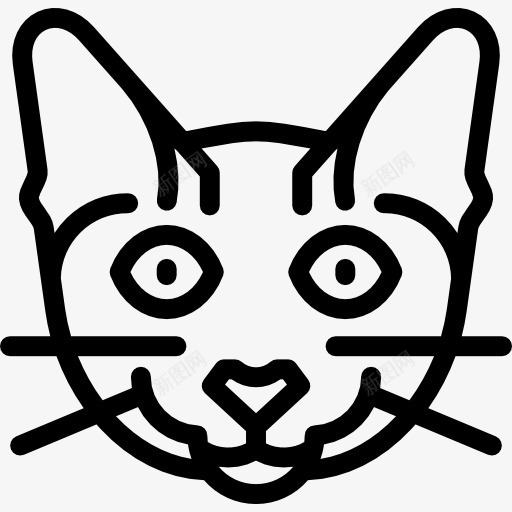 toyger猫图标png_新图网 https://ixintu.com toyger猫 国内品种 宠物 猫 的动物