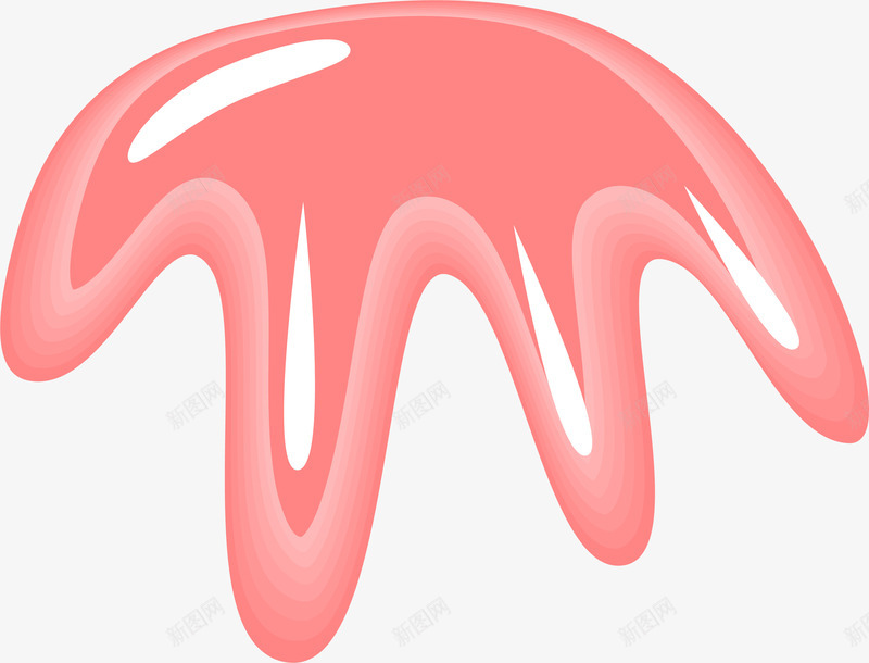 手绘粉色果酱png免抠素材_新图网 https://ixintu.com 小清新 手绘果酱 水彩 温馨 简约 粉色果酱