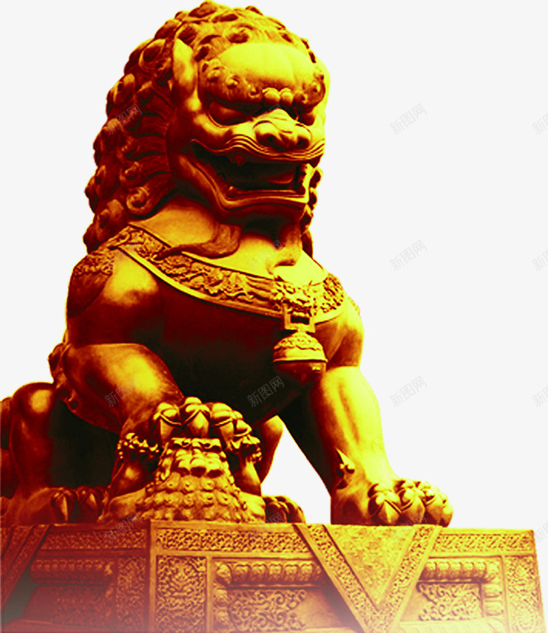 金色荣耀狮子雕塑png免抠素材_新图网 https://ixintu.com 狮子 荣耀 金色 雕塑
