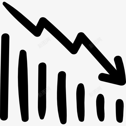 统计图标png_新图网 https://ixintu.com 业务统计 投资 条形图 箭头 统计 酒吧图形
