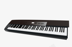 琴键装饰设计黑色的电子琴高清图片