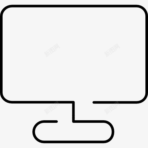 屏幕的轮廓图标png_新图网 https://ixintu.com iMac电脑 外形 屏幕 工具和用具 显示器 电脑 电视