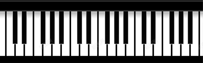 黑色卡通钢琴png免抠素材_新图网 https://ixintu.com 文学 电子琴 艺术 艺术家 装饰图案 音乐 黑色光圈