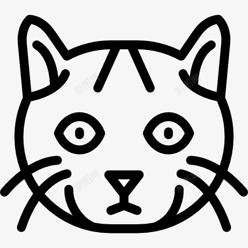 马恩岛猫图标png_新图网 https://ixintu.com 动物 国内品种 宠物 猫 马恩岛猫