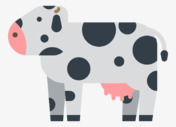 平面乳牛奶牛png免抠素材_新图网 https://ixintu.com 乳牛 动物 奶牛 平面设计