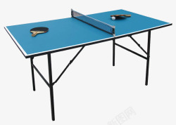 蓝色乒乓球台室外乒乓球台高清图片