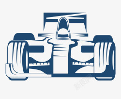 F1汽车线框素材