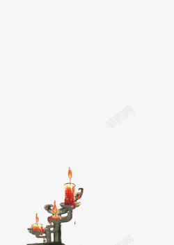 中国古典蜡烛素材