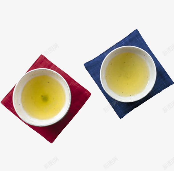 两个茶杯png免抠素材_新图网 https://ixintu.com 俯视 俯视杯子 卡通 手绘 杯子 简笔 红色的 茶杯 蓝色的