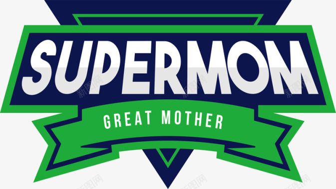 超级妈妈logo矢量图图标图标