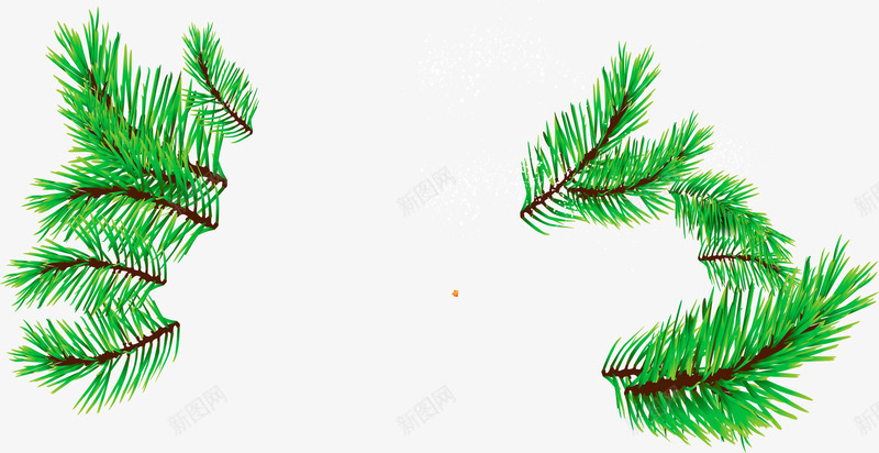 绿色松树装饰卡通png免抠素材_新图网 https://ixintu.com 卡通 松树 绿色 装饰
