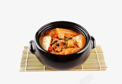 韩式豆腐泡菜汤素材