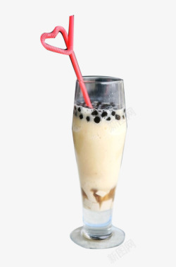 珍珠加奶茶素材