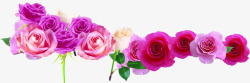 粉色典雅温馨花朵素材