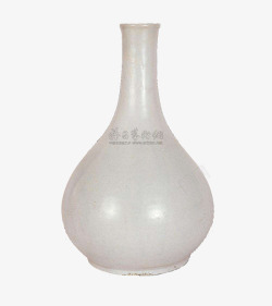长颈白瓷瓶素材