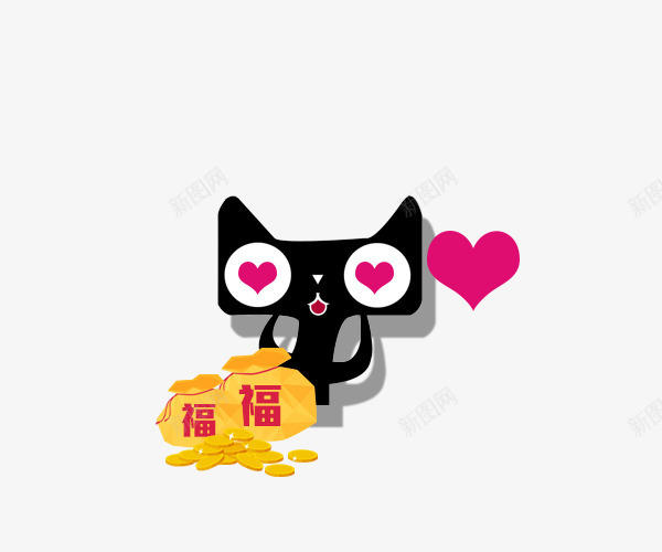 天猫卡通形象图标png_新图网 https://ixintu.com 卡通形象 卡通素材 天猫logo
