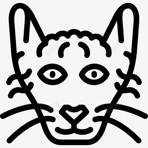 laperm猫图标png_新图网 https://ixintu.com laperm猫 凯蒂 动物 品种 国内 宠物 猫