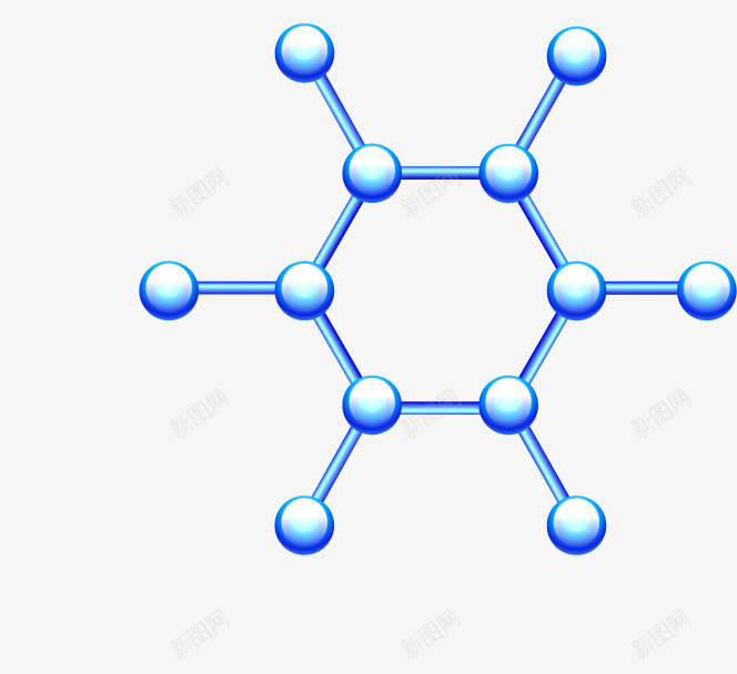 蓝色分子结构矢量图eps免抠素材_新图网 https://ixintu.com 分子 分子结构 化学 卡通 矢量蓝色 蓝色 蓝色矢量 矢量图