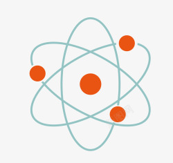 原子轨道科技图示素材