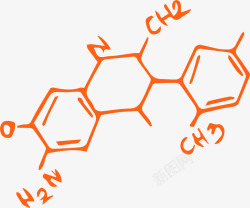 结构式复杂化学结构式矢量图高清图片